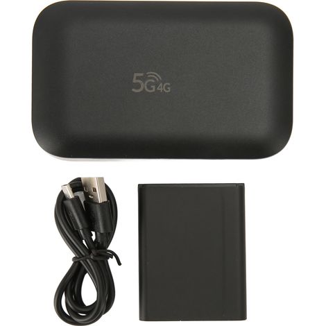 Routeur 4G LTE portable 150Mbps, 10 appareils, indicateur LED, slot micro SIM, compatible Europe Asie Afrique (1/5)
