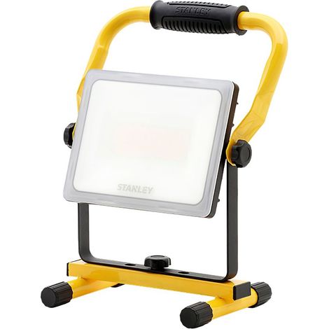 Stanley Foldable Work Light Outdoor Black Yellow Portable 50 Watt LED Floodlight (1/5)