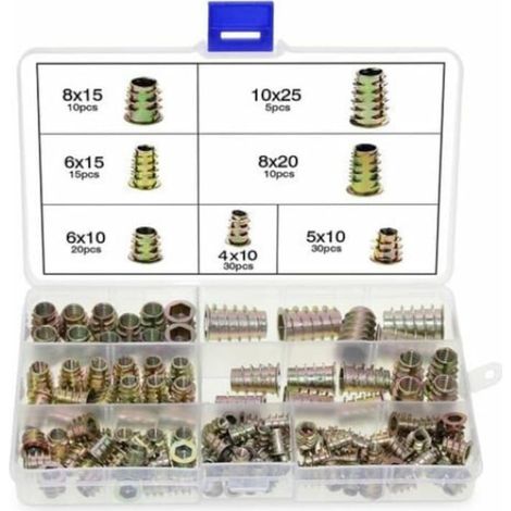 Lot de 120 vis hexagonales QttvbTna, en boîte plastique (1/4)