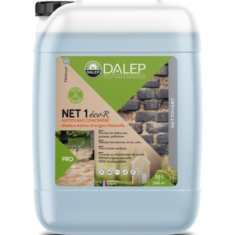 Dalep – Nettoyant concentré pH neutre pour carrelage – Action rapide – 100% d'origine végétale – 20 L – Biodégradable