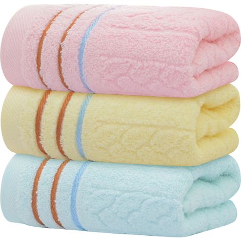 Serviette De Cuisine - Serviette En Microfibre Coral Fleece - Pour Salle De Bain Cuisine Séjour - 3 Pièces 34 X 74 Cm (1/5)