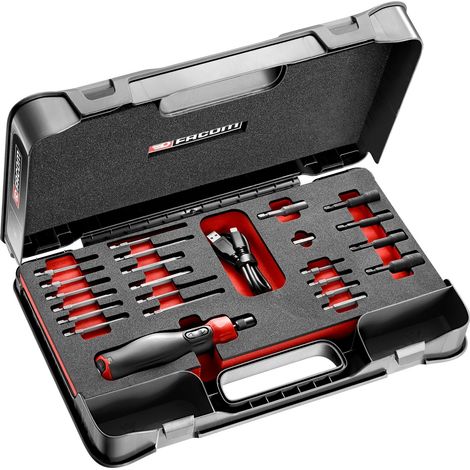 FACOM Protwist 4V Assistenten-Schraubendreher - Mit 23 Bits in MBOX - ATPA4V.J23PB