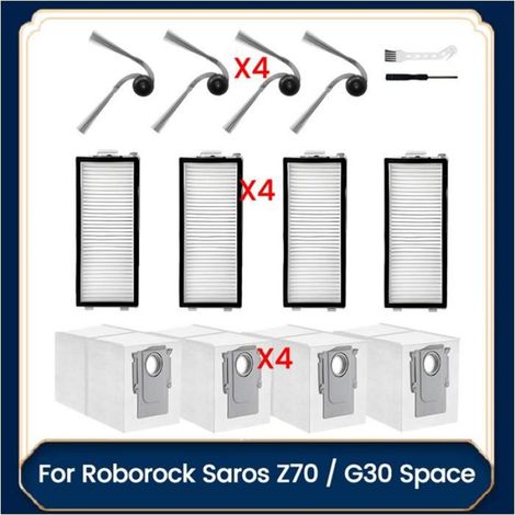 Sac À Poussière - Filtre Hepa - Brosse Latérale - Pour Aspirateur Robot - 14 Pièces (1/5)
