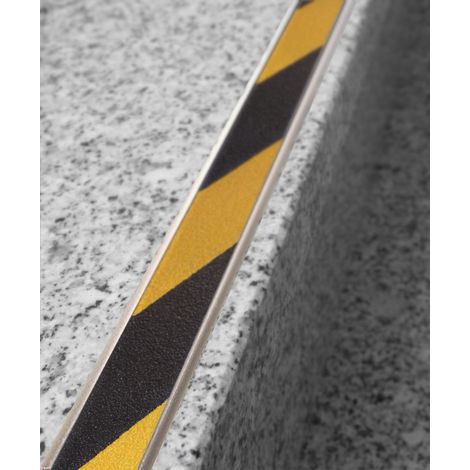 Novopletina Safety Alu. 42x2500 Negro/Amarillo-157