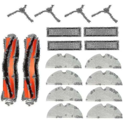 18 pièces pour Dream D9 / Bot L10 Pro L10 accessoires d'aspirateur brosse latérale filtre balai brosse principale Re (1/3)