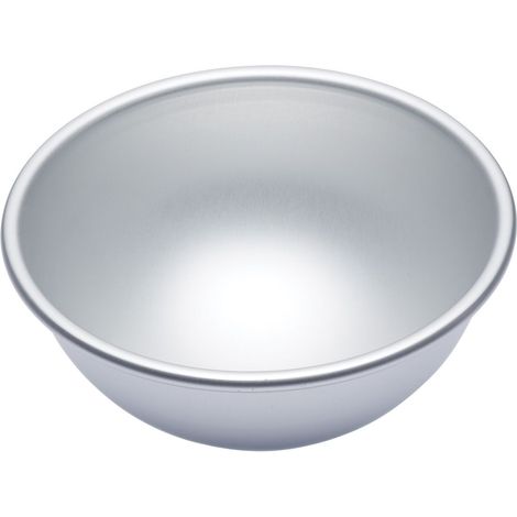Master Class - Moule à gâteau en métal anodisé, forme hémisphérique, couleur argent - Parent, 15.5cm x 7.5cm
