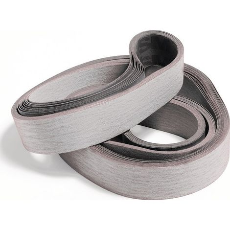 Nastro abrasivo XK733X L.2000mm P.75mm K.60 per grana ceramica alluminio VSM