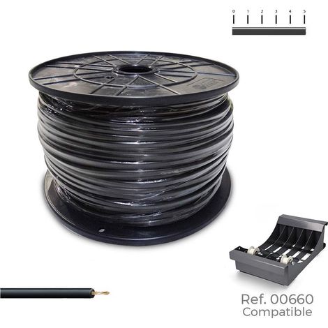 Cavo H07z1-k 2,50 mm² Nero, 400 m. (Bobina Media) (1/2)