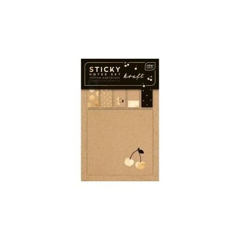 Kraft Haftnotizen-Set