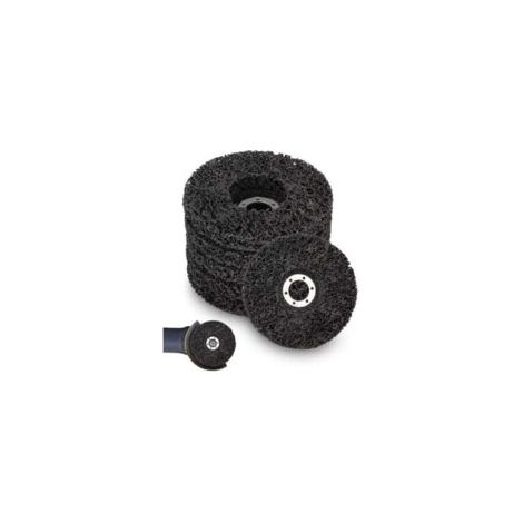 Disco de láminas de 125 mm – Paquete de 5 discos abrasivos para amoladoras angulares – Eliminación de óxido y pintura – Velocidad máxima 80 m/s – Crezuo