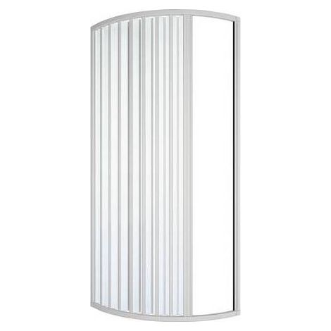 BOX DOCCIA SEMICIRCOLARE ASIMMETRICO MOD. TINA LUX Misura: cm 70x90 Dx