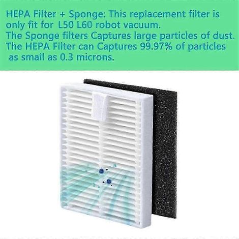 Für L60 L50 Saugroboter Hauptseitenbürste HEPA-Filter Ersatzteile Zubehör SZRH AJ (1/4)