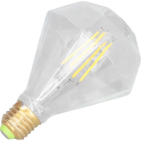 Ampoule LED à filament 4000K 4W 220V Vintage Transparente Unique E27 E26 pour la maison, les restaurants et les cafés (1/5)