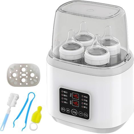 8-in-1 Bottle Warmer – 360° Steam Sterilization – Warms Milk and Baby Food Jars – Programmable Function – Keep Warm (1/5)