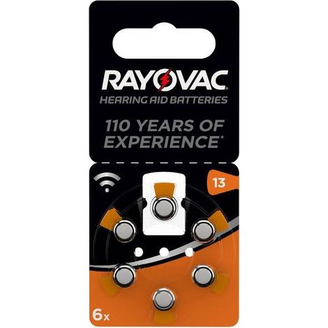 10 x VARTA BATTERIA ACUSTICA 13 BL 6 PZ