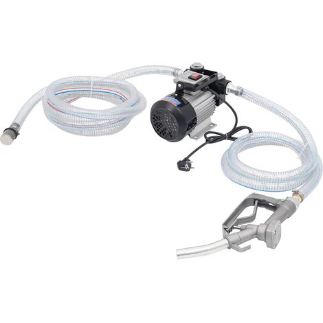 Pompe diesel auto-aspirante, pompe à diesel bio pompe à huile de chauffage pompe à huile auto-amorçante pistolet 230 V 60 L/min 550 W avec filtre à carburant (1/5)