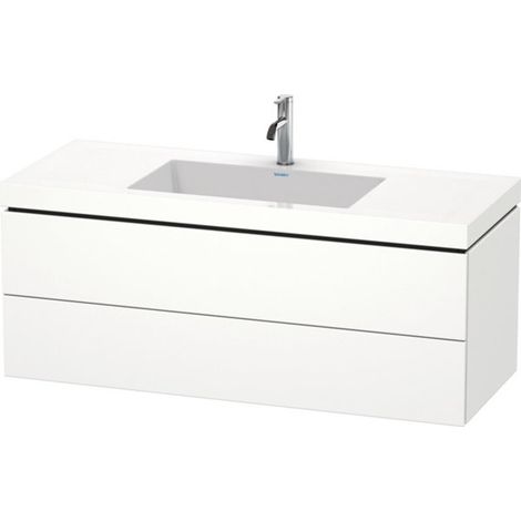 Duravit L-Cube c-bonded Ensemble suspendu, 2 tiroirs, sans (1/5)