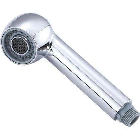 Douchette Robinet Cuisine 2 Jets Tête de Douche Remplacement Douchette pour Mitigeur Cuisine, Chromé (1/4)