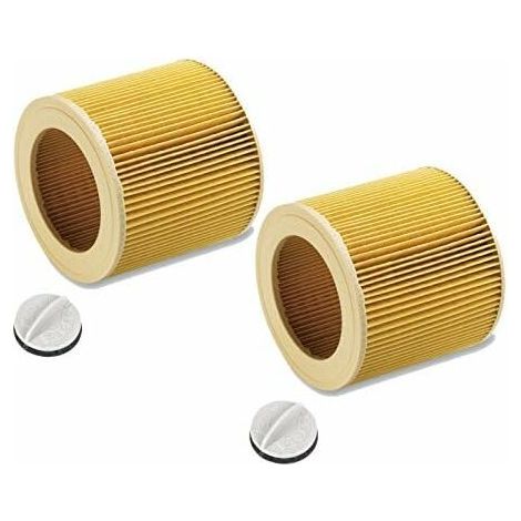 Filtro a cartuccia per Karcher WD2 WD3 MV3 ecc., codice articolo 6.414-552.0 - 2 pezzi (1/5)