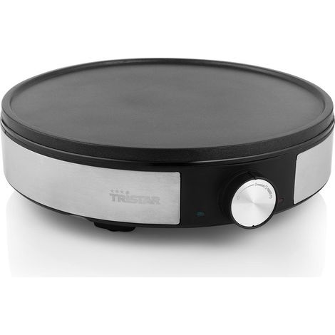 Tristar BP-2638 Piastra per Crêpe elettrica nera e argento 30 cm