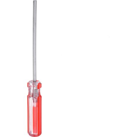 Tournevis Hexagonal Magnétique 75mm H3.0 Tête Hexagonale Rouge (1/5)