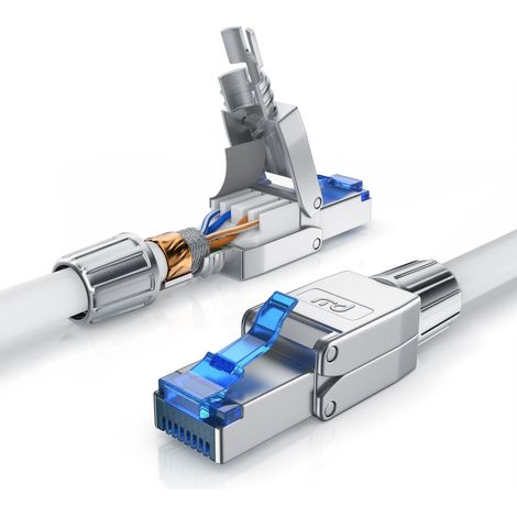 Primewire Patchkabel CAT 8 - Gigabit Ethernet LAN Kabel - 40 Gbit/s - S/FTP PIMF Schirmung - Netzwerkkabel - 0,25m (1/5)
