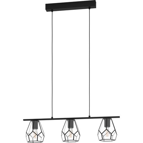 Suspension EGLO Mardyke Noir 3xE27 40W (1/5)