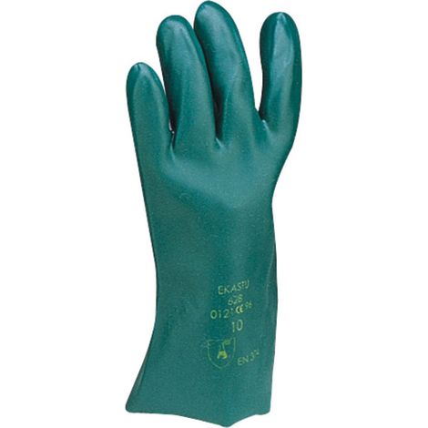Ekastu 381 629 Polyvinylchlorid Chemiekalienhandschuh Größe (Handschuhe): 9, L EN 374-1:2017-03/Typ