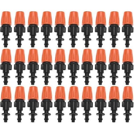 50 Pcs Drip Irrigation Nozzle, Water Nozzle, Adjustable (1/5)