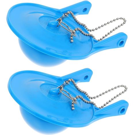 Clapet de Toilette 3 Pouces en Pvc Bleu 2, 2 Pièces (1/5)
