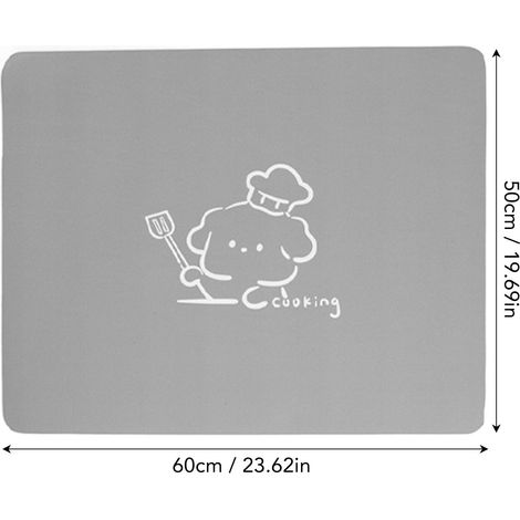 Ortviai Tapis de bar à café antidérapant et imperméable – 2 pièces 40 x 50 cm en terre diatomée pour machine à café, séchage vaisselle (1/4)