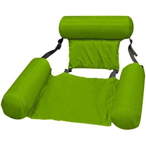 Fauteuil flottant/canapé gonflable pour parc aquatique - vert clair - 120 x 100 cm (1/5)