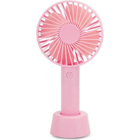 Mini ventilatore portatile con supporto da tavolo ricaricabile tramite USB. (1/3)