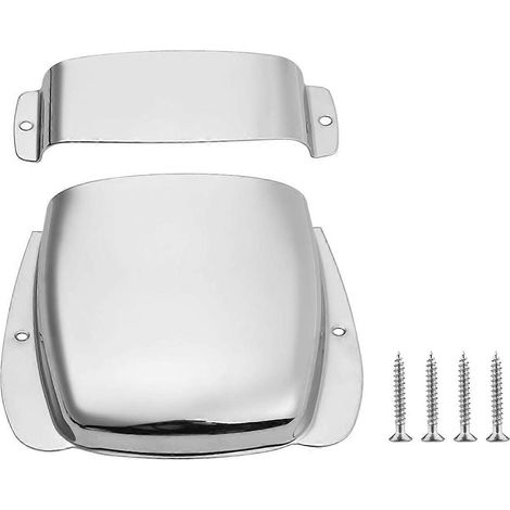 Plaque de protection de micro basse en alliage de zinc pour Jazz Bass-- (1/5)