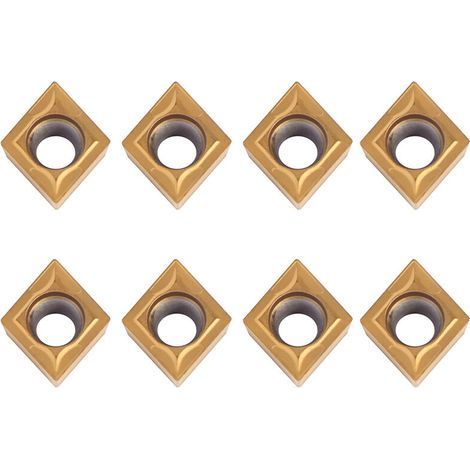 CCMT09t304 Plaquette Carbure CCMT32.5 Lot de 10 Fraises en Métal dur CNC pour Outil de Tour (1/5)