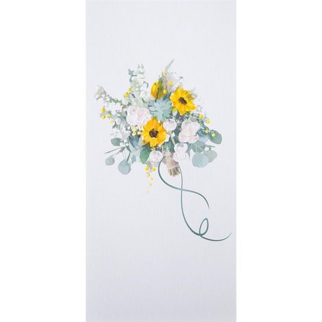 Blumenkarte DL N03 - Sonnenblumenstrauß