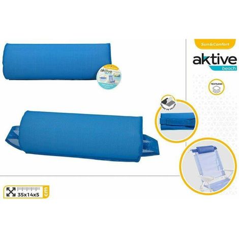 Cuscino Aktive 35 x 14 x 5 cm Azzurro