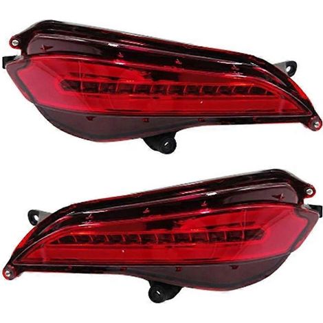 Für Vios 2017, 2018 und 2019: LED-Rückstrahler im hinteren Stoßfänger mit Bremslicht und dynamischem Blinker. (1/5)