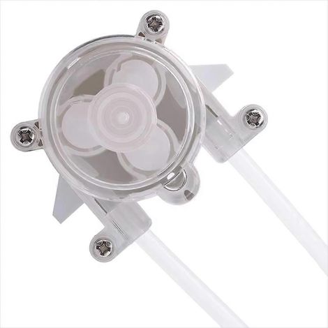 Micro-pompe péristaltique CC 6V 9V 12V, petite mini-pompe à engrenages 500, doseuse d'eau liquide réversible par pression (1/5)