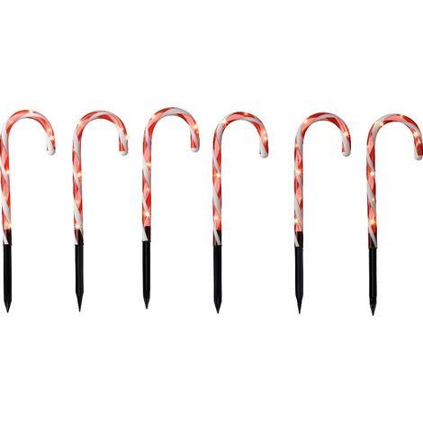 Set aus 6 Solarlichtern 250x1.7x25 cm