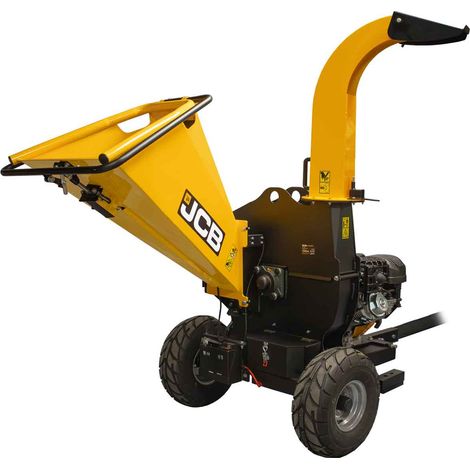 JCB 120mm / 4.72” Heavy-duty Petrol Wood Chipper 457cc, 15hp 4-Stroke, Electric Start (1/5)