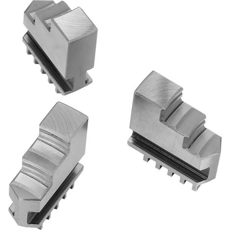 Juego de 3 piezas de mandriles externos autocentrantes K11-80 para herramientas de mecanizado de tornos metálicos. (1/5)