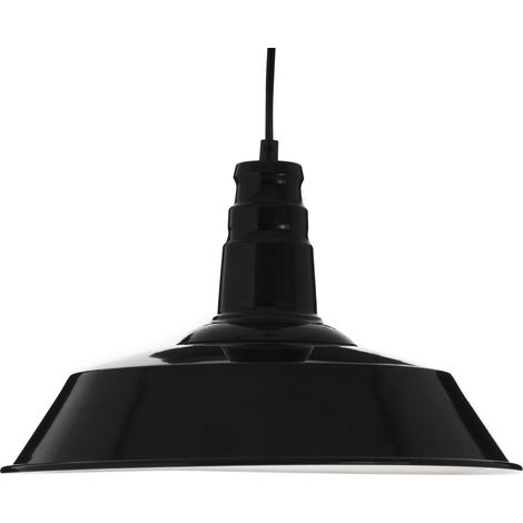 Premier Housewares Black Finish Pendant Light Modern Elegant Ceiling Light Chandelier 36 x 36 x 120 (1/4)