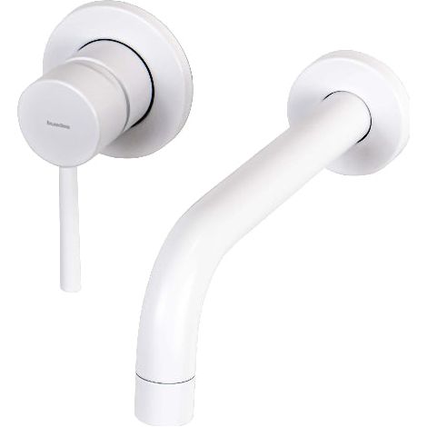 Mitigeur lavabo mural encastré VETTA 2 8 coloris Blanc mat