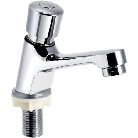 rose Robinets de Lavabo de Salle de Bain, Robinet de Lavabo de Lavabo à Retardement et à Fermeture Automatique. (1/5)