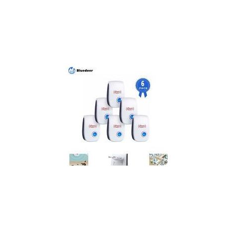 Bluedeer – Ultraschall-Mäuse- und Rattenabwehrgerät – 6er-Pack – Schutz bis zu 120 m² – Effektive Ultraschalltechnologie (1/5)