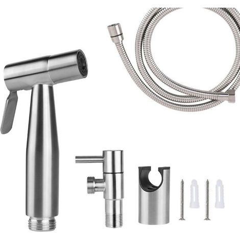 WC- und Bidetbrause aus Edelstahl, Bidetbrause-Set, Wasserhahnbrause, WC-Brause (1/5)
