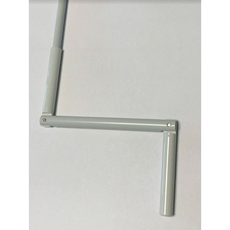 Bubendorff – Manivelle complète pour volet roulant Ø12mm – Longueur 1200mm – Acier laqué – Compatible modèles TRADI TITAN et MONO DESIGN - Lg1200 (1/2)