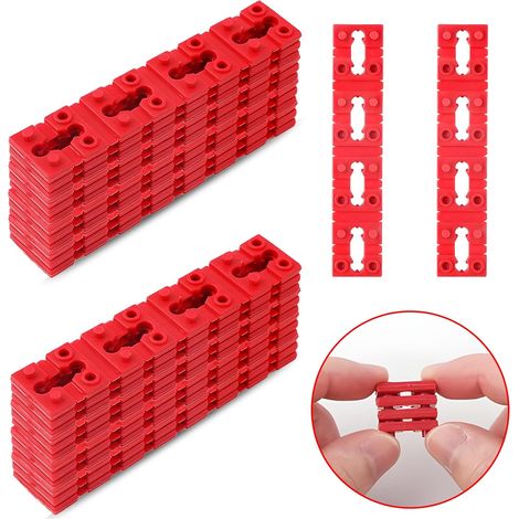 Arandelas para cajas eléctricas, y arandelas para interruptores y enchufes para instalar enchufes sueltos.
