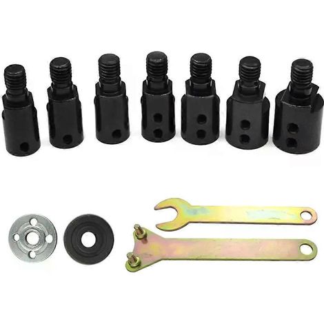 Für M10 5/6/8/10/12/14mm Bohrzubehör Kupplung Motorwellenadapter Schleifen Polieren Verbindungsstange Hülse Sägeblattadapter-JXLGV (1/4)